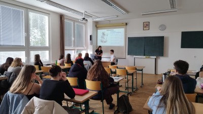 Beseda se studenty Univerzity Palackého v Olomouci
